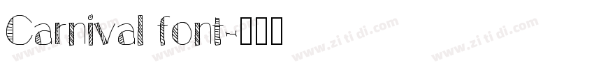 Carnival font字体转换